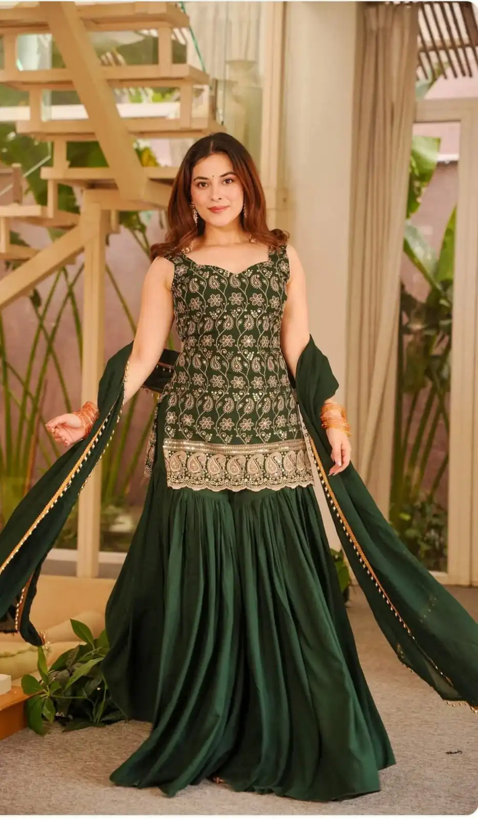 MD 3093 Green Blooming Faux Georgette Salwar Suit Perfect for Wedding, Party, Makar Sankranti, Baby Shower, Traditional Day – . Special Price ₹2149. Deliv | Jump Suits, Salwar suit, Designer Suits, Casual Suits, Creative suits, Palazzo Suits, Party Wear Suits, Patiala Suits, Straight Suits
