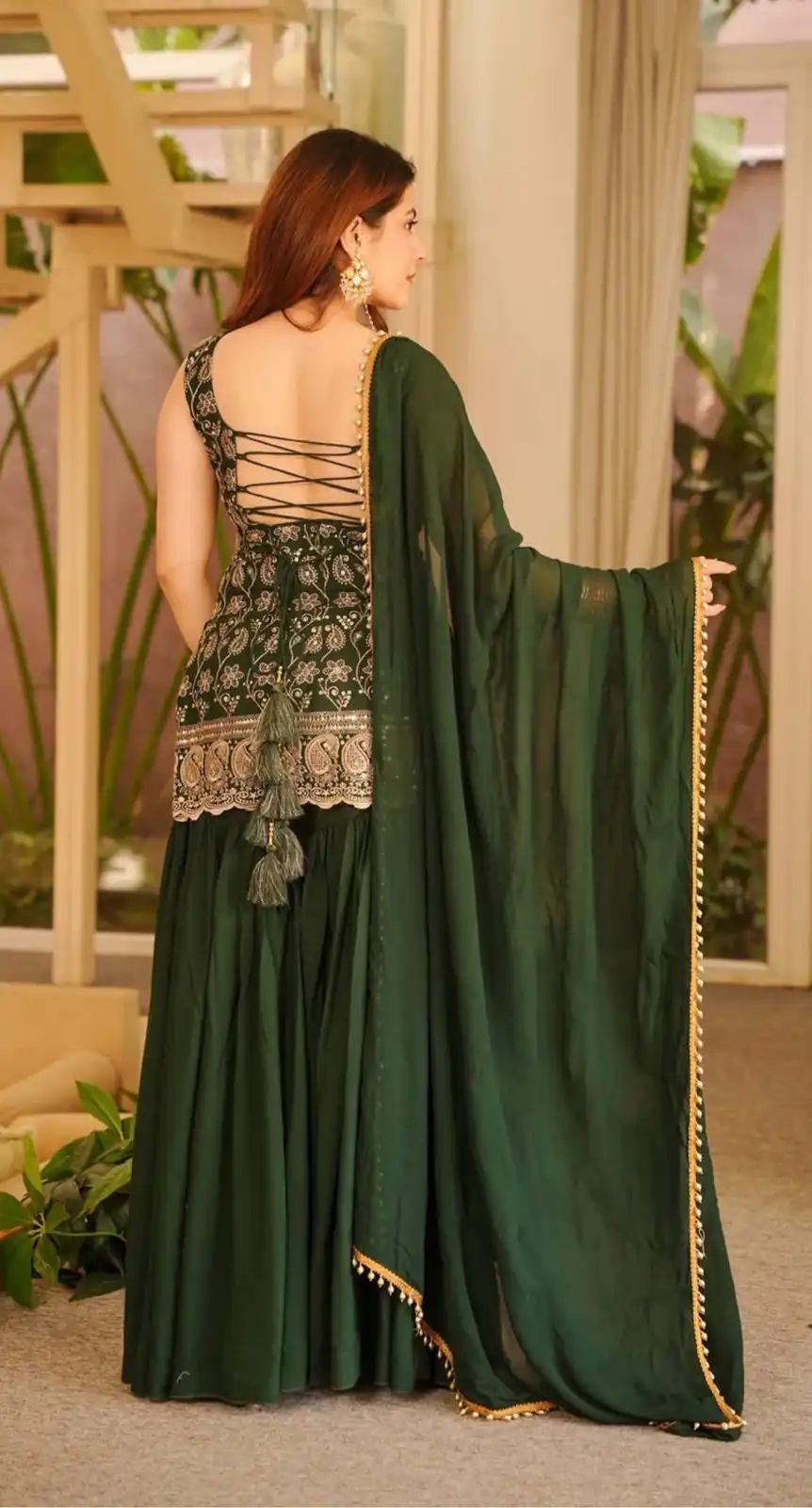 MD 3093 Green Blooming Faux Georgette Salwar Suit Perfect for Wedding, Party, Makar Sankranti, Baby Shower, Traditional Day – . Special Price ₹2149. Deliv | Jump Suits, Salwar suit, Designer Suits, Casual Suits, Creative suits, Palazzo Suits, Party Wear Suits, Patiala Suits, Straight Suits
