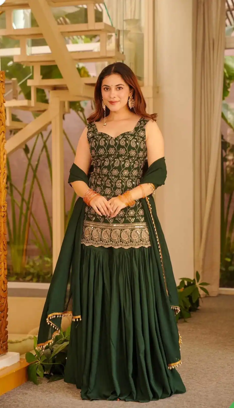 MD 3093 Green Blooming Faux Georgette Salwar Suit Perfect for Wedding, Party, Makar Sankranti, Baby Shower, Traditional Day – . Special Price ₹2149. Deliv | Jump Suits, Salwar suit, Designer Suits, Casual Suits, Creative suits, Palazzo Suits, Party Wear Suits, Patiala Suits, Straight Suits
