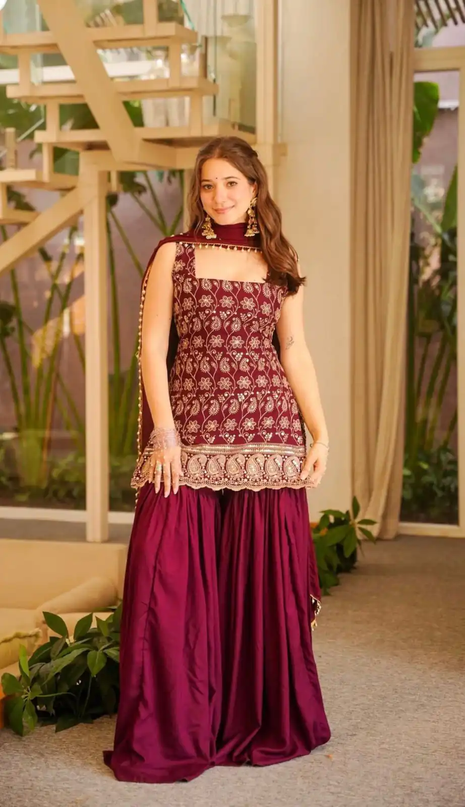MD 3093 Red Blooming Faux Georgette Salwar Suit Perfect for Wedding, Party, Makar Sankranti, Baby Shower, Traditional Day – . Special Price ₹2149. Deliv | Jump Suits, Salwar suit, Designer Suits, Casual Suits, Creative suits, Palazzo Suits, Party Wear Suits, Patiala Suits, Straight Suits