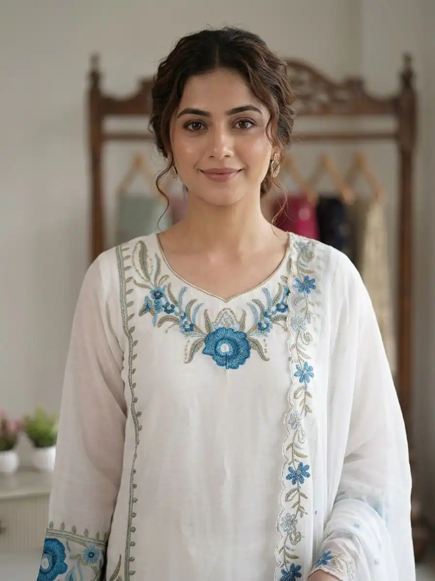 LG 2105 Blue Fox Georgette Salwar Suit With Embroidery Work. Affordable Price ₹2049. Delivery 4-6 Working Days. Shop now. | Jump Suits, Salwar suit, Designer Suits, Casual Suits, Creative suits, Palazzo Suits, Party Wear Suits, Patiala Suits, Straight Suits