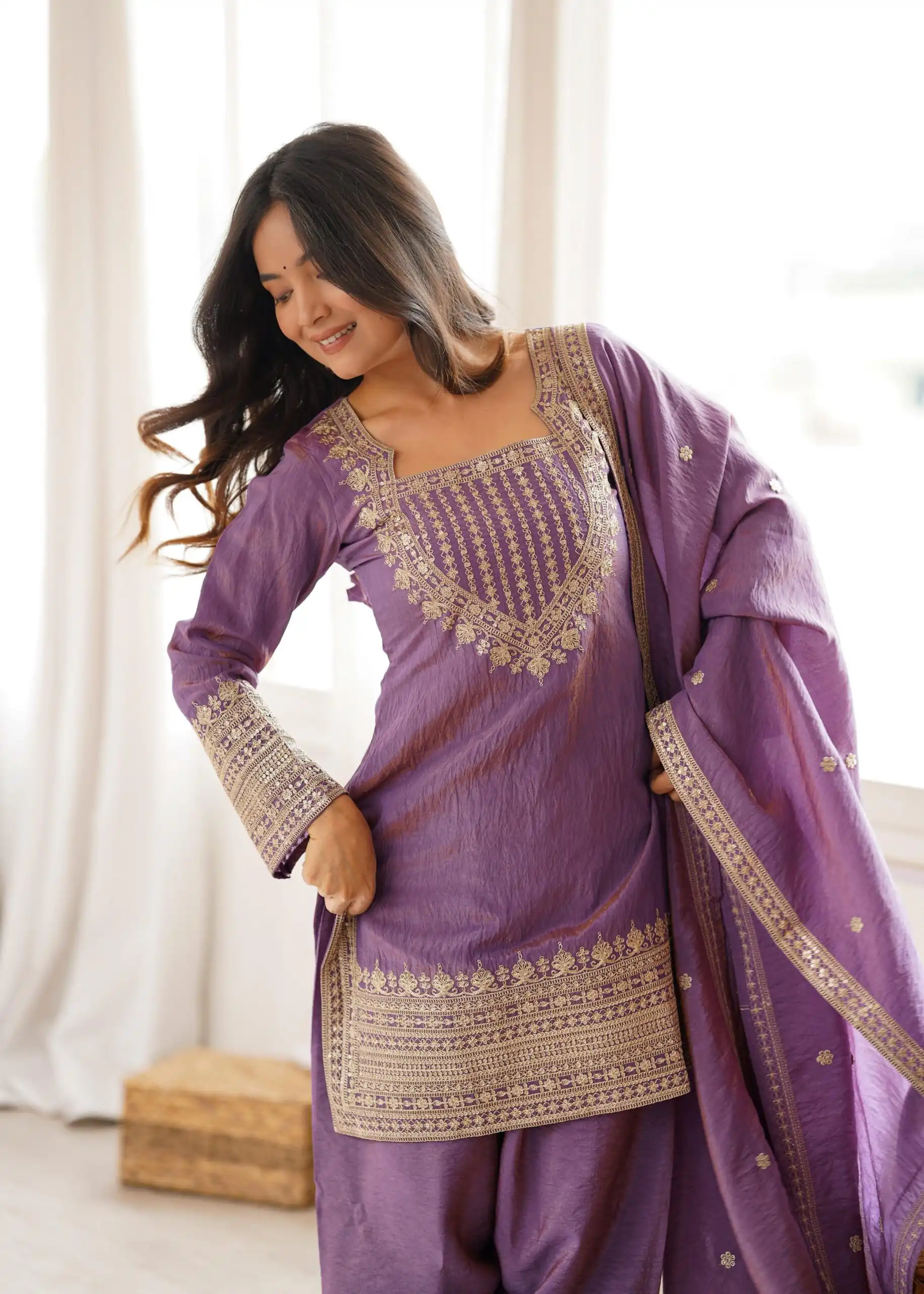 KB 303 Onion Vichitra Silk Salwar Suit with Embroidery Work. Wedding, Party, Festive, Events, Grab it for ₹2049. Delivery 4-6 Working Days. Shop now. | Jump Suits, Salwar suit, Designer Suits, Casual Suits, Creative suits, Palazzo Suits, Party Wear Suits, Patiala Suits, Straight Suits
