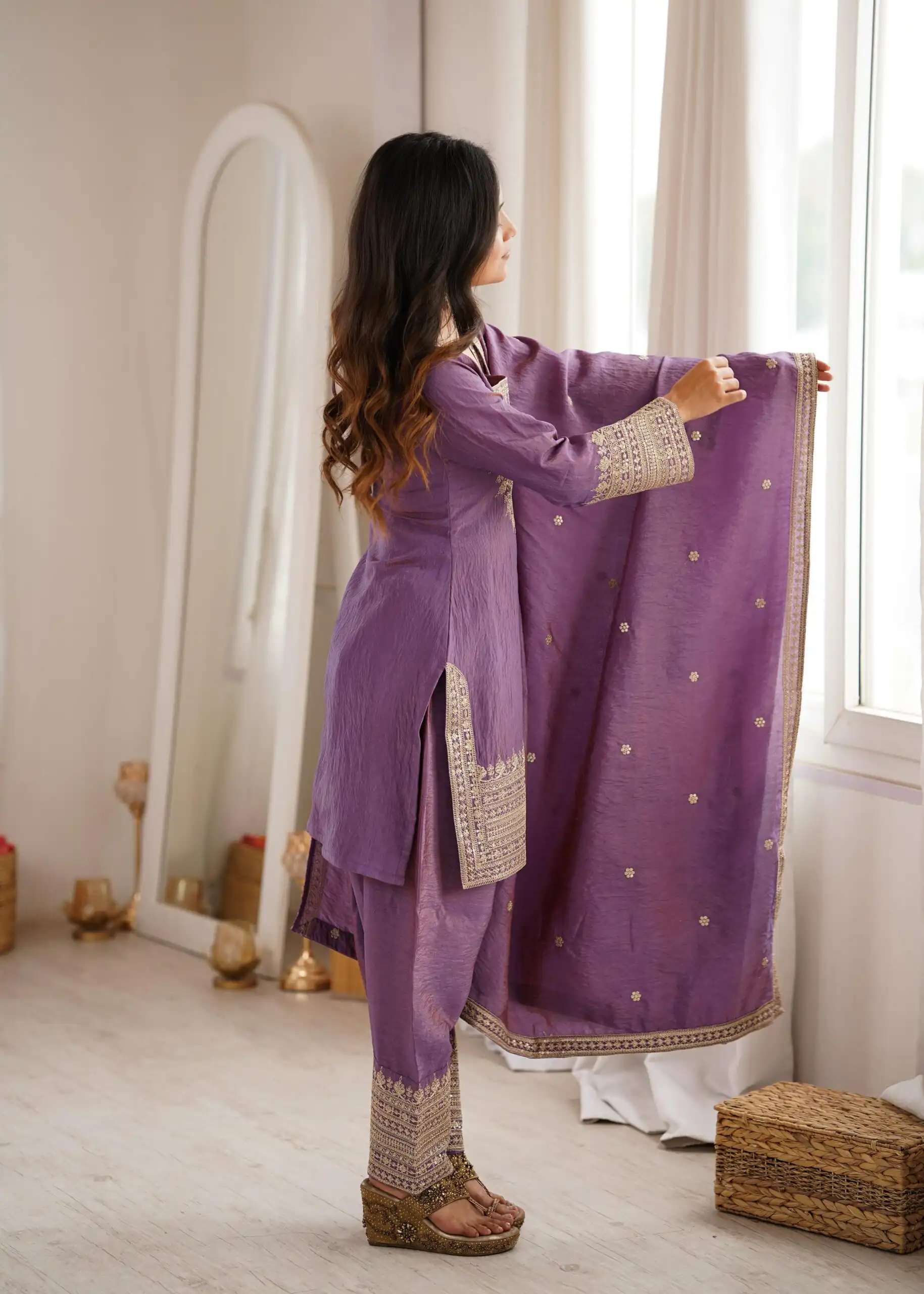 KB 303 Onion Vichitra Silk Salwar Suit with Embroidery Work. Wedding, Party, Festive, Events, Grab it for ₹2049. Delivery 4-6 Working Days. Shop now. | Jump Suits, Salwar suit, Designer Suits, Casual Suits, Creative suits, Palazzo Suits, Party Wear Suits, Patiala Suits, Straight Suits