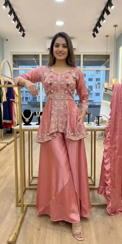 LG 2051 Peach in Rangoli Silk Embroidery Work Salwar Suit . Introductory Price ₹2549. Delivery 4-6 Working Days. Shop now. | Jump Suits, Salwar suit, Designer Suits, Casual Suits, Creative suits, Palazzo Suits, Party Wear Suits, Patiala Suits, Straight Suits
