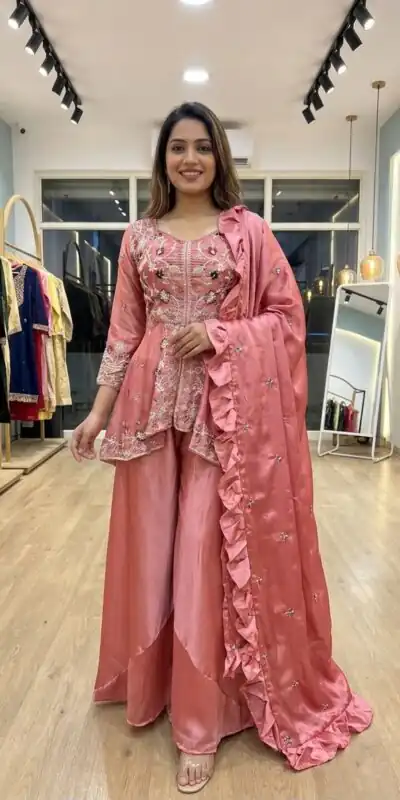 LG 2051 Peach in Rangoli Silk Embroidery Work Salwar Suit . Introductory Price ₹2549. Delivery 4-6 Working Days. Shop now. | Jump Suits, Salwar suit, Designer Suits, Casual Suits, Creative suits, Palazzo Suits, Party Wear Suits, Patiala Suits, Straight Suits