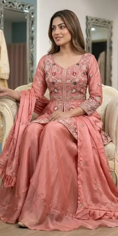 LG 2051 Peach in Rangoli Silk Embroidery Work Salwar Suit . Introductory Price ₹2549. Delivery 4-6 Working Days. Shop now. | Jump Suits, Salwar suit, Designer Suits, Casual Suits, Creative suits, Palazzo Suits, Party Wear Suits, Patiala Suits, Straight Suits