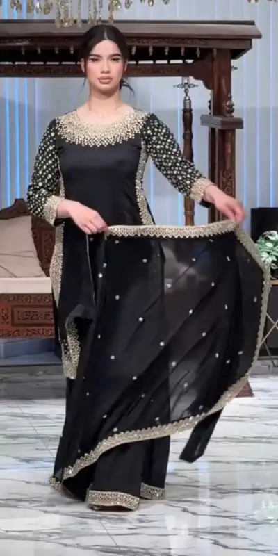ZB 5056 Black in Color Natural Crepe Embroidery Work Salwar Suit . Wedding, Party, Festive, Events, Get it for ₹2199. Delivery 4-6 Working Days. Shop now. | Jump Suits, Salwar suit, Designer Suits, Casual Suits, Creative suits, Palazzo Suits, Party Wear Suits, Patiala Suits, Straight Suits