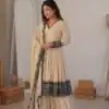 SP 71 Chiku Faux Georgette Salwar Suit with Embroidery Work. Available at ₹2499 only. Delivery 4-6 Working Days. Shop now. | Jump Suits, Salwar suit, Designer Suits, Casual Suits, Creative suits, Palazzo Suits, Party Wear Suits, Patiala Suits, Straight Suits