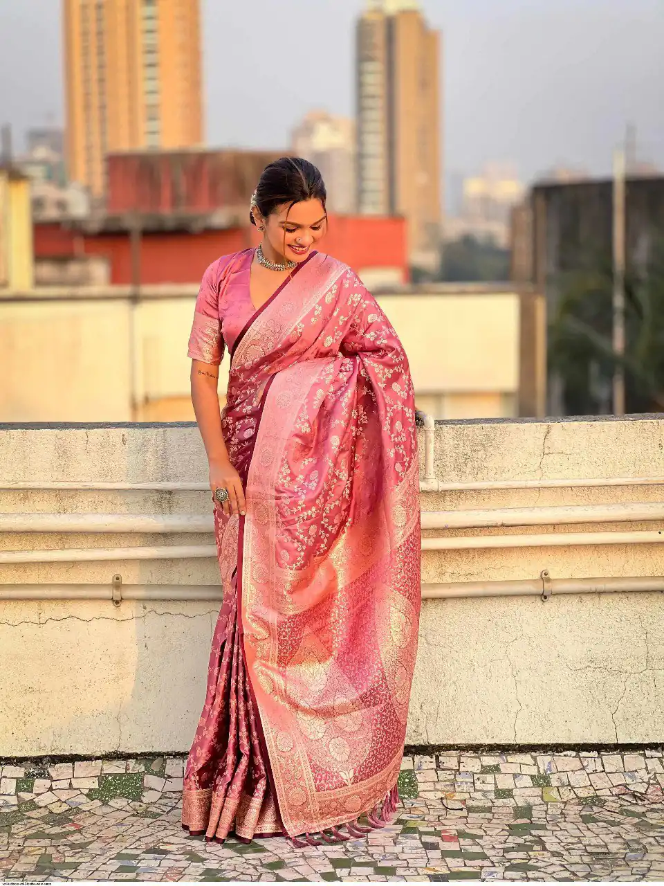 KPR 290 Peach in Soft Lichi Silk Jacquard Work Designer Work Saree . Exclusive Offer ₹1349. Delivery 4-6 Working Days. Shop now. | Sarees, Bollywood Sarees, Creative Sarees, Designer Sarees, Embroidered Sarees, Ethnic Saree, Modern Digital sarees, Party Wear Sarees
