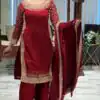 ZB 5056 Red in Color Natural Crepe Embroidery Work Salwar Suit . Wedding, Party, Festive, Events, Get it for ₹2199. Delivery 4-6 Working Days. Shop now. | Jump Suits, Salwar suit, Designer Suits, Casual Suits, Creative suits, Palazzo Suits, Party Wear Suits, Patiala Suits, Straight Suits