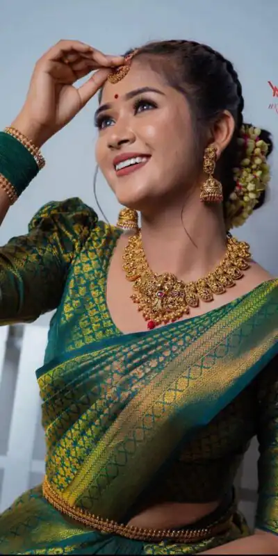 KPR 153 Green Color Soft Lichi Silk Saree with Jacquard Work. Best Price ₹1349. Delivery 4-6 Working Days. Online Shop now. | Sarees, Bollywood Sarees, Creative Sarees, Designer Sarees, Embroidered Sarees, Ethnic Saree, Modern Digital sarees, Party Wear Sarees