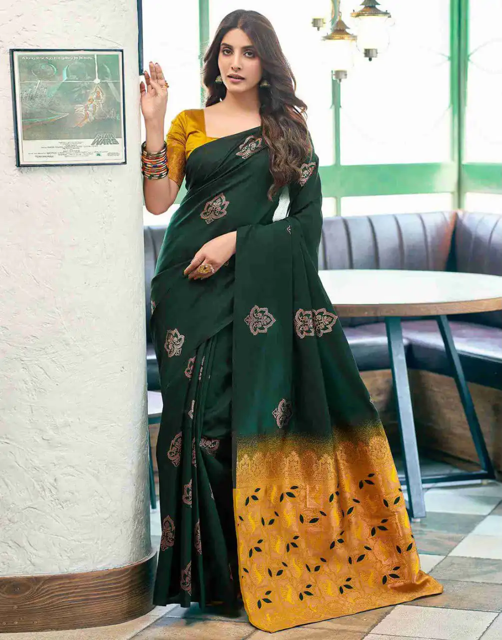 KPR 217 Green Soft Lichi Silk Jacquard Work Saree with Designer Work Wedding, Party, Festive, Events, Deal ₹1299. Delivery 4-6 Working Days. Shop now. | Sarees, Bollywood Sarees, Creative Sarees, Designer Sarees, Embroidered Sarees, Ethnic Saree, Modern Digital sarees, Party Wear Sarees