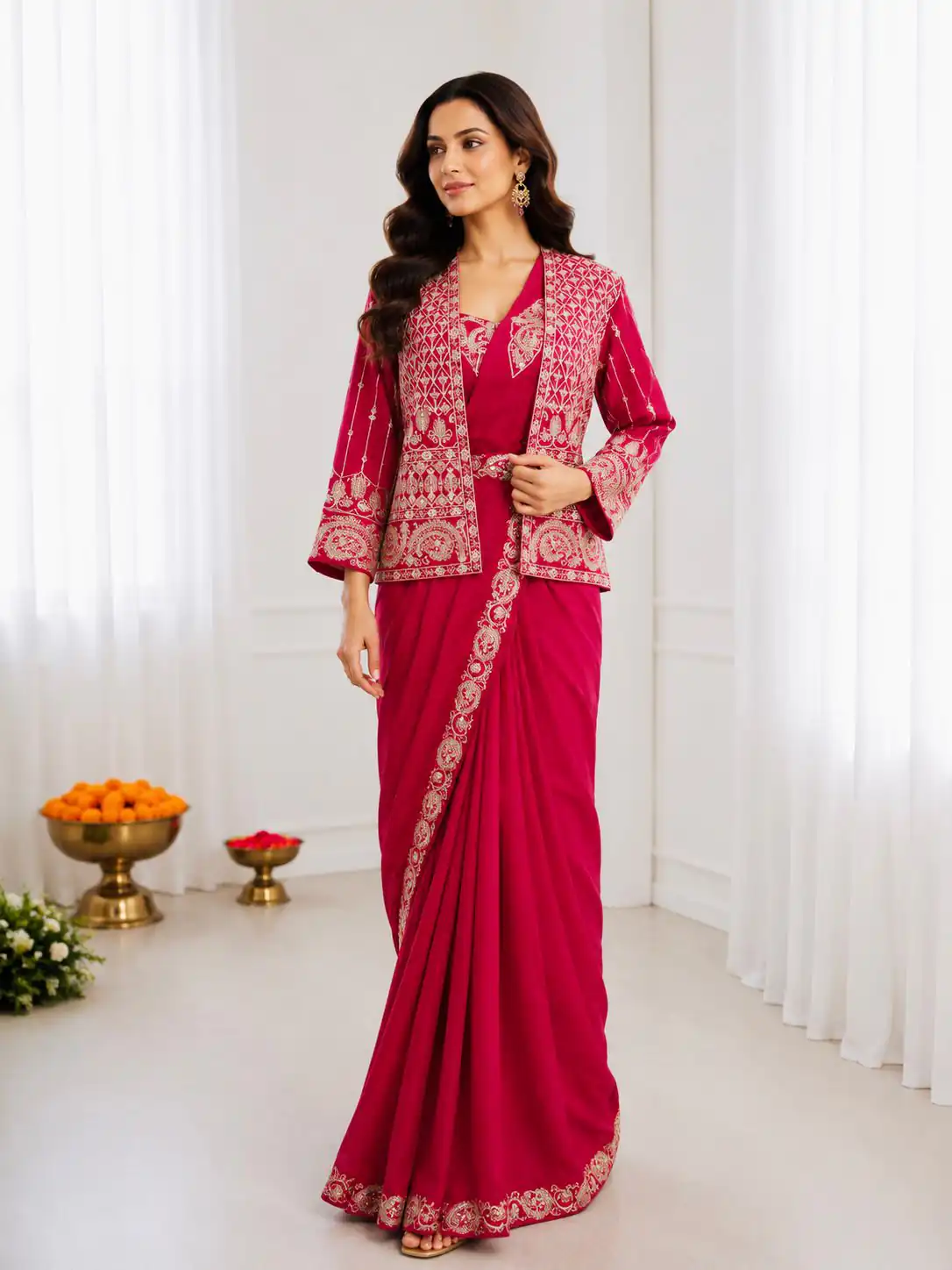 BB 64 Blue Pink Silk Saree with Embroidery Work & Sequins Work. Affordable Price ₹2499. Delivery 4-6 Working Days. Shop now. | Sarees, Bollywood Sarees, Creative Sarees, Designer Sarees, Embroidered Sarees, Ethnic Saree, Modern Digital sarees, Party Wear Sarees