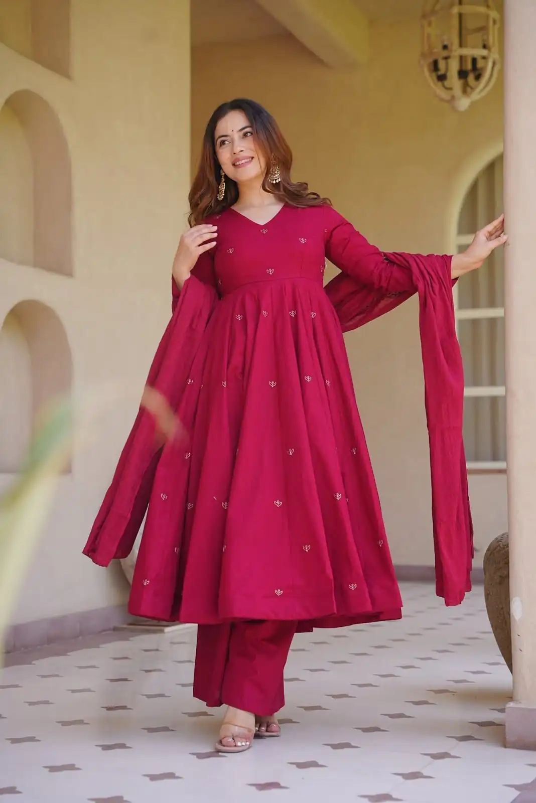 PNF 1292 Pink erfect for Wedding, Party, Temple Visit, Makar Sankranti, Housewarming – Affordable Price ₹2399. Delivery 4-6 Work | Anarkali Suits, Bollywood Anarkali, Creative-Anarkali, Designer Anarkali, Embroidered Anarkali, Party Wear Anarkali, Salwar suit