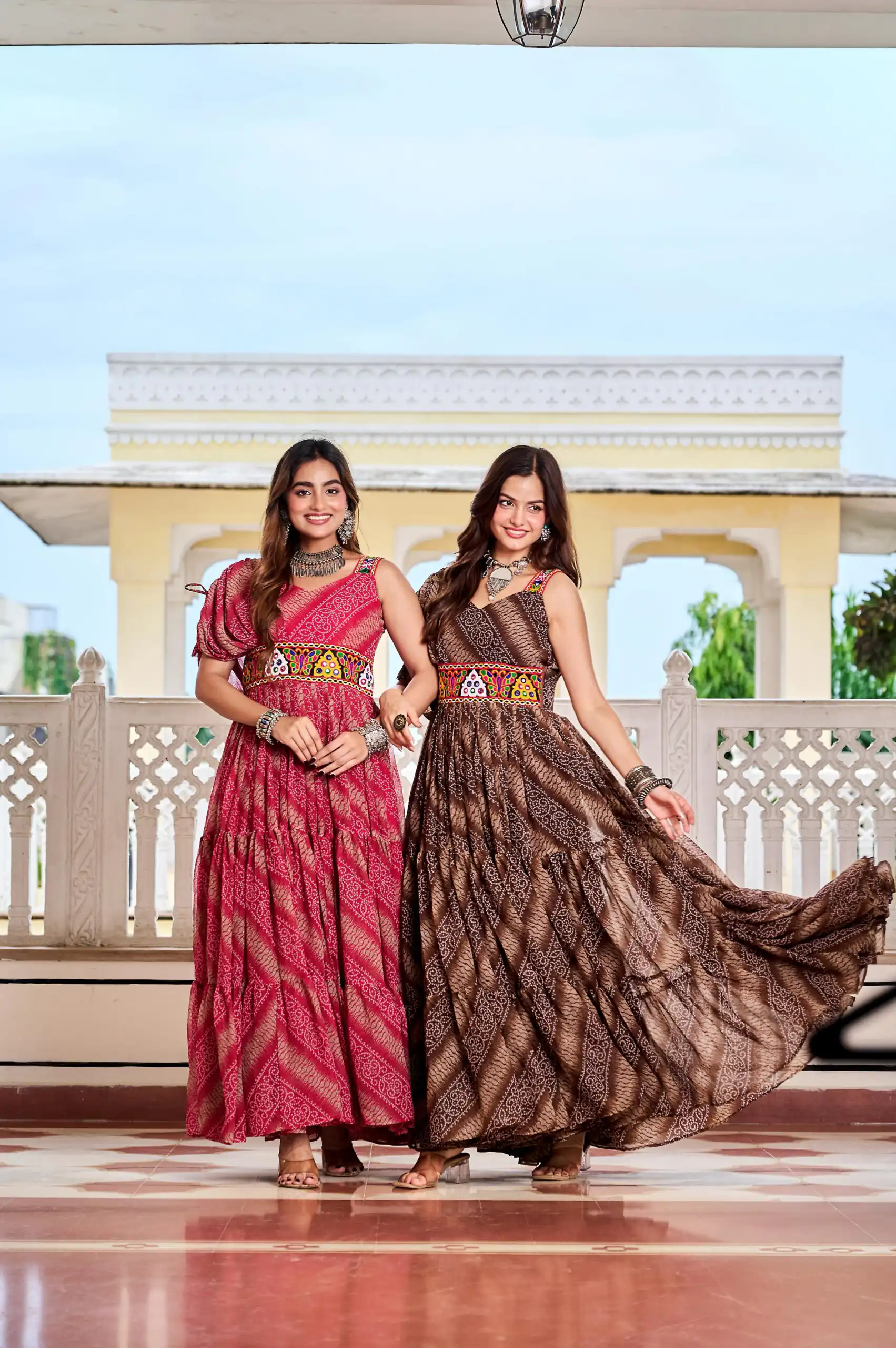 Ram 136 Red Color | Red Faux Georgette Gown with Mirror Work. Get it for ₹1999. Delivery 4-6 Working Days. Online Shop now. | Gowns, Bollywood Gowns, Creative Gowns, Designer Gowns, Embroidered Gowns, Party Wear Gowns