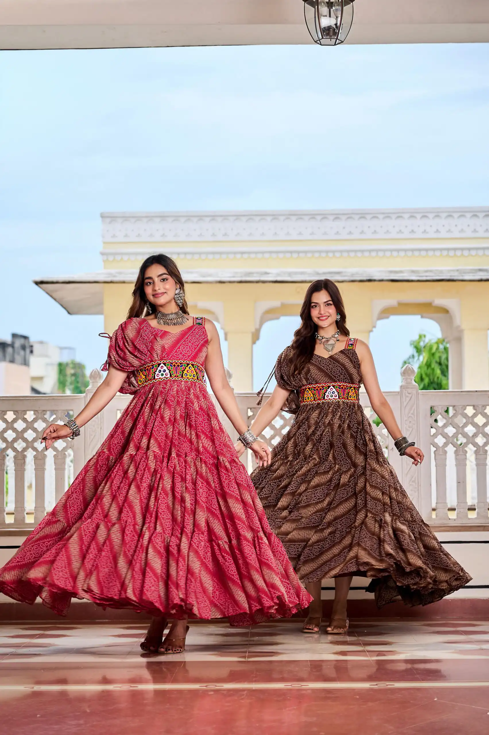 Ram 136 Red Color | Red Faux Georgette Gown with Mirror Work. Get it for ₹1999. Delivery 4-6 Working Days. Online Shop now. | Gowns, Bollywood Gowns, Creative Gowns, Designer Gowns, Embroidered Gowns, Party Wear Gowns