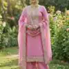 JF 040 Pink Fendy Silk Salwar Suitwith Embroidery Work & Lace Work. Now at just ₹2049. Delivery 4-6 Working Days. Shop now. | Jump Suits, Salwar suit, Designer Suits, Casual Suits, Creative suits, Palazzo Suits, Party Wear Suits, Patiala Suits, Straight Suits