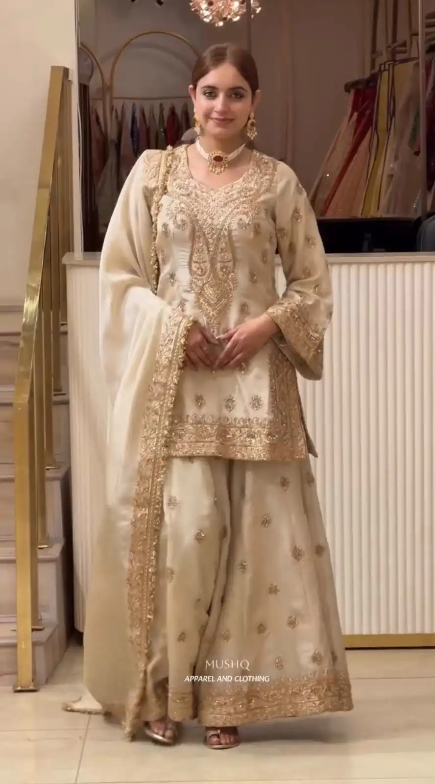 AD 236 Cream Color Chinon Silk Salwar Suit with Embroidery Work. Online Get it for ₹2149. Delivery 4-6 Working Days. Shop now. | Jump Suits, Salwar suit, Designer Suits, Casual Suits, Creative suits, Palazzo Suits, Party Wear Suits, Patiala Suits, Straight Suits