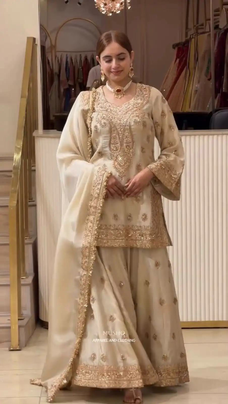 AD 236 Cream Color Chinon Silk Salwar Suit with Embroidery Work. Online Get it for ₹2149. Delivery 4-6 Working Days. Shop now. | Jump Suits, Salwar suit, Designer Suits, Casual Suits, Creative suits, Palazzo Suits, Party Wear Suits, Patiala Suits, Straight Suits