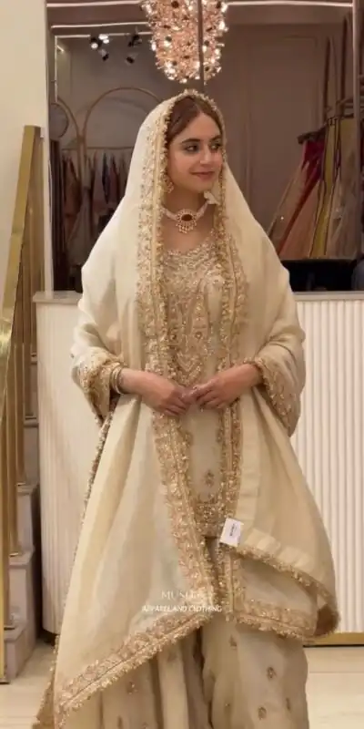 AD 236 Cream Color Chinon Silk Salwar Suit with Embroidery Work. Online Get it for ₹2149. Delivery 4-6 Working Days. Shop now. | Jump Suits, Salwar suit, Designer Suits, Casual Suits, Creative suits, Palazzo Suits, Party Wear Suits, Patiala Suits, Straight Suits