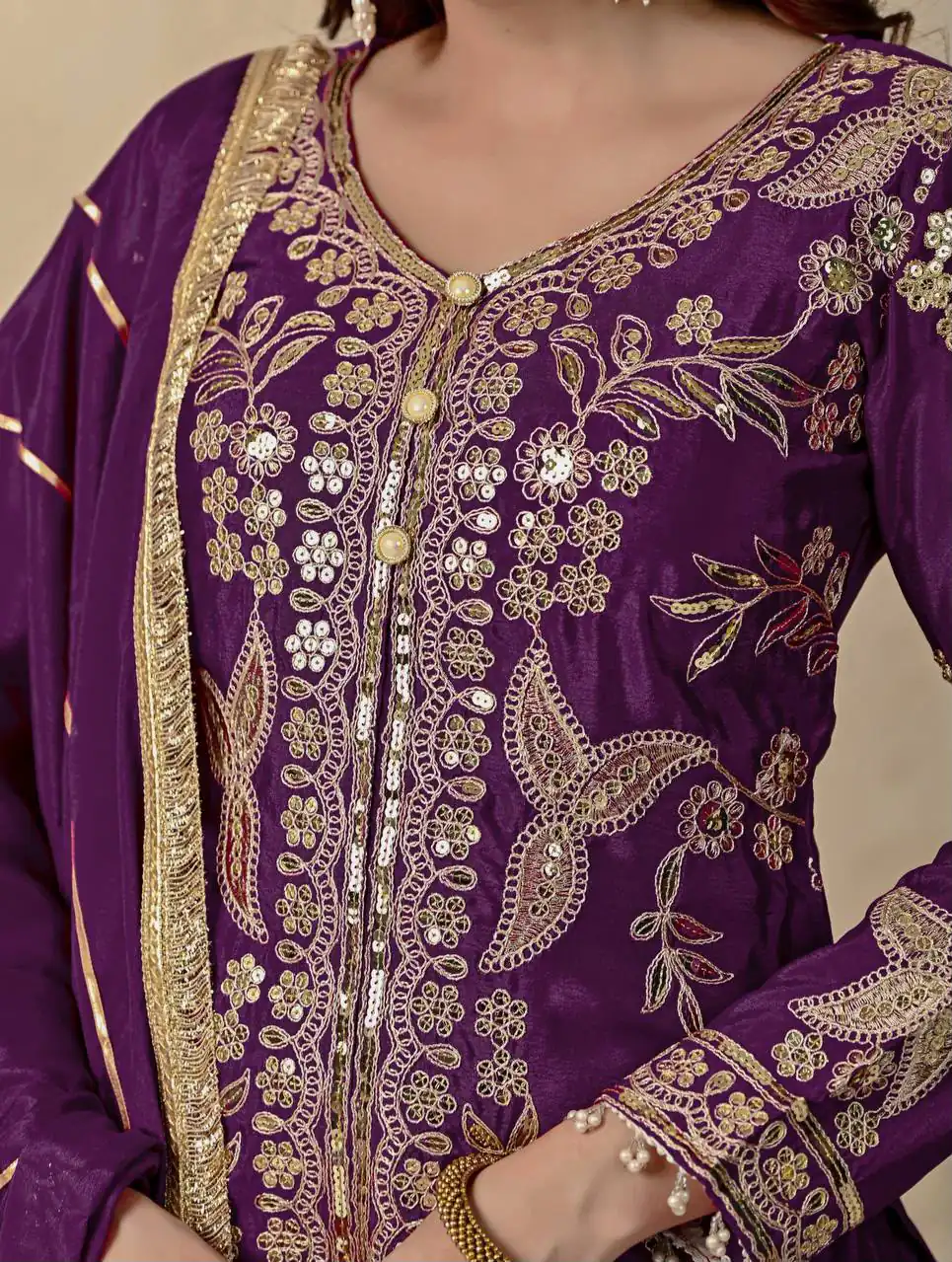 MD 3055 Wine Color Chinon Silk Salwar Suit with Embroidery Work. Online Get it for ₹2149. Delivery 4-6 Working Days. Shop now. | Jump Suits, Salwar suit, Designer Suits, Casual Suits, Creative suits, Palazzo Suits, Party Wear Suits, Patiala Suits, Straight Suits