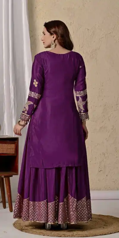 MD 3055 Wine Color Chinon Silk Salwar Suit with Embroidery Work. Online Get it for ₹2149. Delivery 4-6 Working Days. Shop now. | Jump Suits, Salwar suit, Designer Suits, Casual Suits, Creative suits, Palazzo Suits, Party Wear Suits, Patiala Suits, Straight Suits