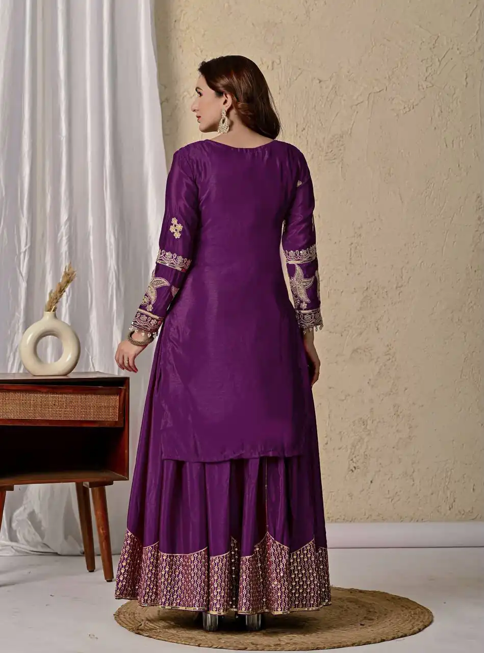 MD 3055 Wine Color Chinon Silk Salwar Suit with Embroidery Work. Online Get it for ₹2149. Delivery 4-6 Working Days. Shop now. | Jump Suits, Salwar suit, Designer Suits, Casual Suits, Creative suits, Palazzo Suits, Party Wear Suits, Patiala Suits, Straight Suits