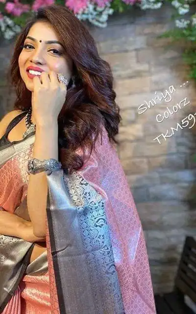 KPR 051 Pink Soft Lichi Silk Saree with Lace Work & Lace Border. Introductory Price ₹1449. Delivery 4-6 Working Days. Shop now. | Sarees, Bollywood Sarees, Creative Sarees, Designer Sarees, Embroidered Sarees, Ethnic Saree, Modern Digital sarees, Party Wear Sarees