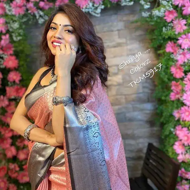 KPR 051 Pink Soft Lichi Silk Saree with Lace Work & Lace Border. Introductory Price ₹1449. Delivery 4-6 Working Days. Shop now. | Sarees, Bollywood Sarees, Creative Sarees, Designer Sarees, Embroidered Sarees, Ethnic Saree, Modern Digital sarees, Party Wear Sarees