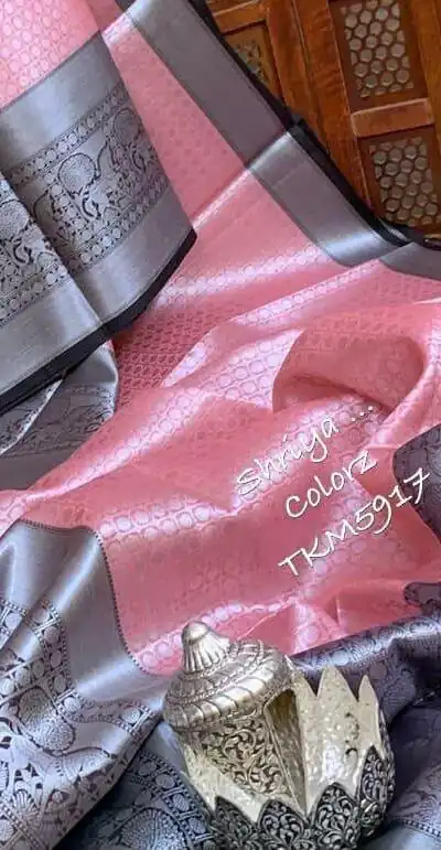 KPR 051 Pink Soft Lichi Silk Saree with Lace Work & Lace Border. Introductory Price ₹1449. Delivery 4-6 Working Days. Shop now. | Sarees, Bollywood Sarees, Creative Sarees, Designer Sarees, Embroidered Sarees, Ethnic Saree, Modern Digital sarees, Party Wear Sarees