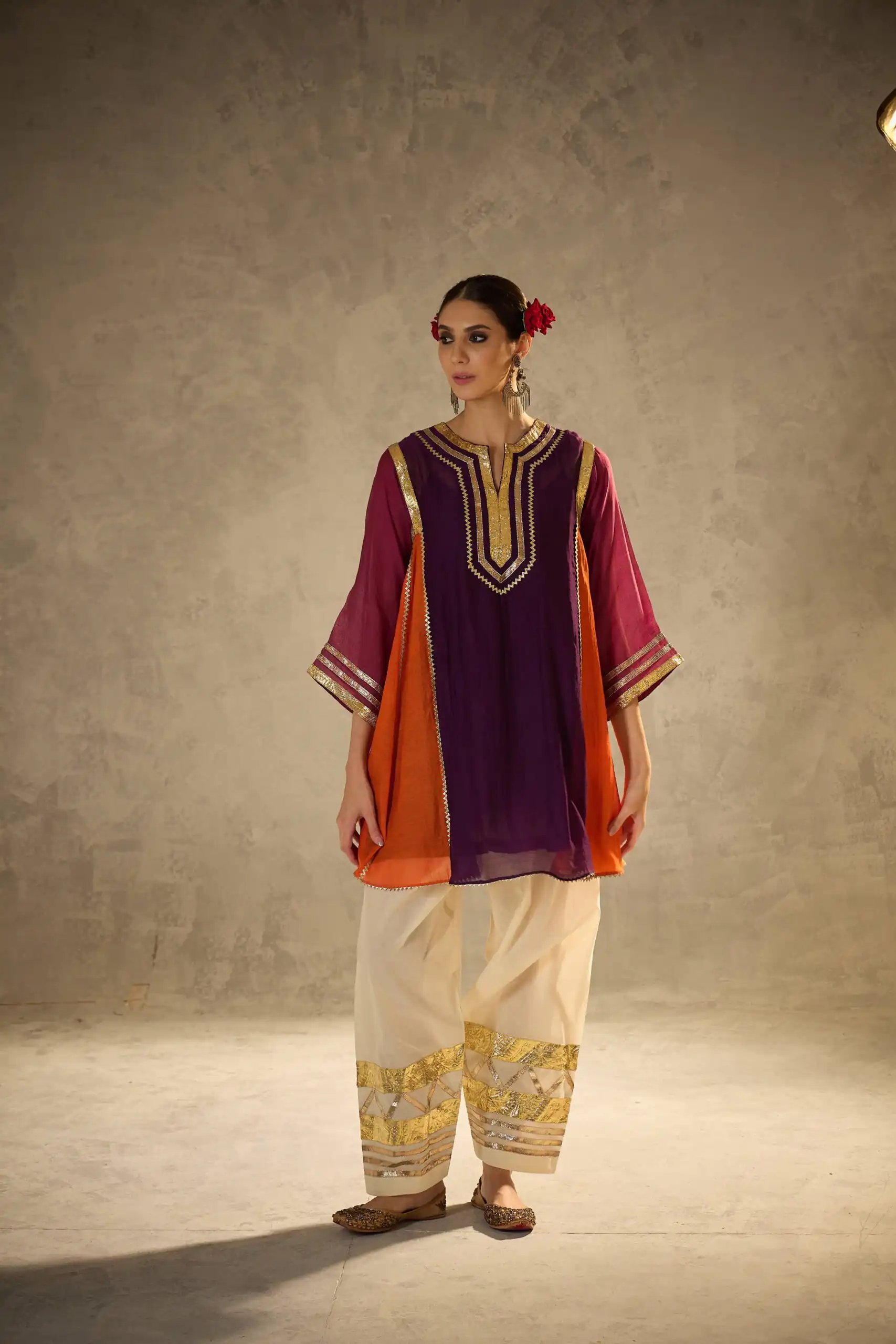 ST 1169 Wine Black Chinon Salwar Suit with Gotta Patti Work. Available at ₹1849 only. Delivery 4-6 Working Days. Shop now. | Jump Suits, Salwar suit, Designer Suits, Casual Suits, Creative suits, Palazzo Suits, Party Wear Suits, Patiala Suits, Straight Suits