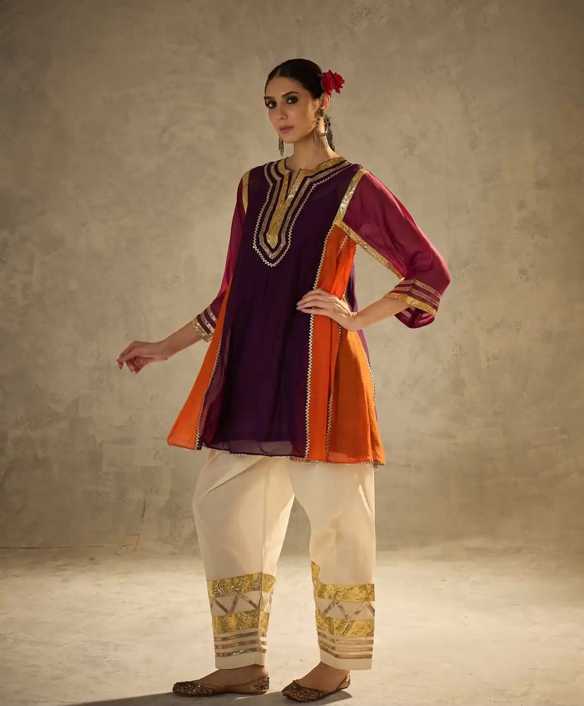 ST 1169 Wine Black Chinon Salwar Suit with Gotta Patti Work. Available at ₹1849 only. Delivery 4-6 Working Days. Shop now. | Jump Suits, Salwar suit, Designer Suits, Casual Suits, Creative suits, Palazzo Suits, Party Wear Suits, Patiala Suits, Straight Suits