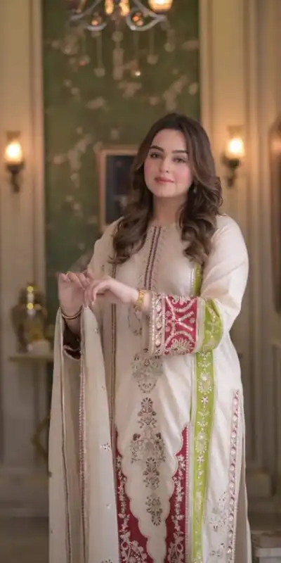 AD 238 Cream Roman Silk Salwar Suit Perfect for Wedding, Party, Lohri, Onam, Reception – . Grab it for ₹2399. Delivery 4-6 Working Days. Shop now. | Jump Suits, Salwar suit, Designer Suits, Casual Suits, Creative suits, Palazzo Suits, Party Wear Suits, Patiala Suits, Straight Suits