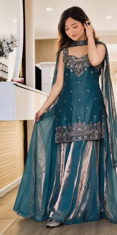 MF 489 Blue in Pure Frendy Silk Zari Work & Embroidery Work Salwar Suit . Special Price ₹2099. Delivery 4-6 Working Days. Shop now. | Jump Suits, Salwar suit, Designer Suits, Casual Suits, Creative suits, Palazzo Suits, Party Wear Suits, Patiala Suits, Straight Suits