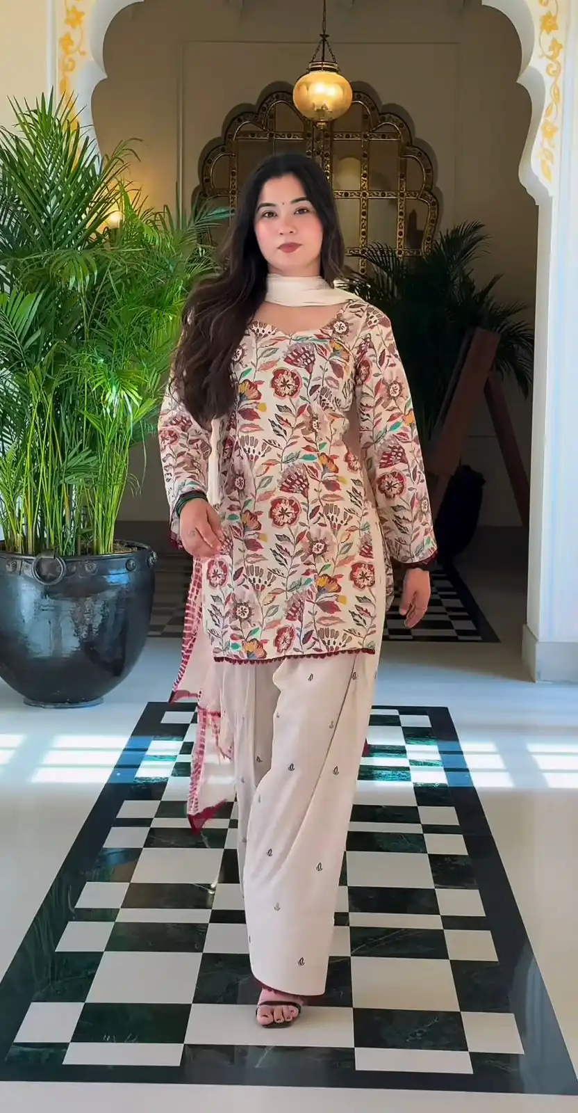 MF 532 Cream Color Cream Cambric Cotton Salwar Suit with Digital Print. Get it for ₹1999. Delivery 4-6 Working Days. Shop now. | Jump Suits, Salwar suit, Designer Suits, Casual Suits, Creative suits, Palazzo Suits, Party Wear Suits, Patiala Suits, Straight Suits