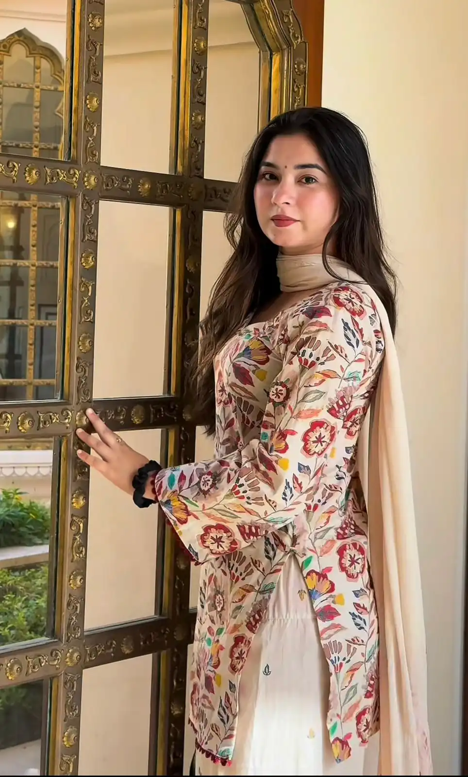MF 532 Cream Color Cream Cambric Cotton Salwar Suit with Digital Print. Get it for ₹1999. Delivery 4-6 Working Days. Shop now. | Jump Suits, Salwar suit, Designer Suits, Casual Suits, Creative suits, Palazzo Suits, Party Wear Suits, Patiala Suits, Straight Suits