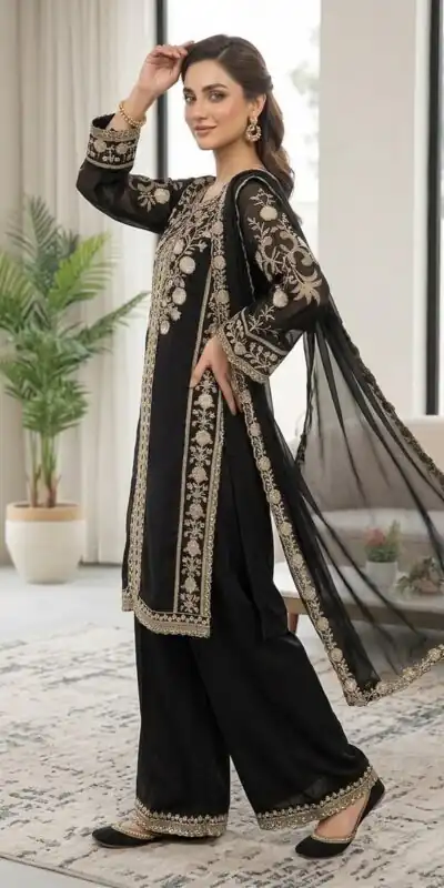 LG 2122 Black | Roman Salwar Suit with Sequins Work & Embroidery Work. Special Price ₹2149. Delivery 4-6 Working Days. Shop now. | Jump Suits, Salwar suit, Designer Suits, Casual Suits, Creative suits, Palazzo Suits, Party Wear Suits, Patiala Suits, Straight Suits
