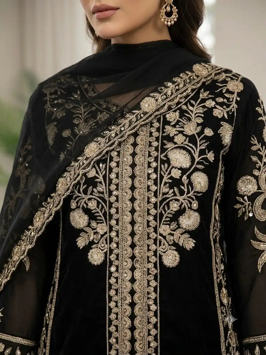 LG 2122 Black | Roman Salwar Suit with Sequins Work & Embroidery Work. Special Price ₹2149. Delivery 4-6 Working Days. Shop now. | Jump Suits, Salwar suit, Designer Suits, Casual Suits, Creative suits, Palazzo Suits, Party Wear Suits, Patiala Suits, Straight Suits
