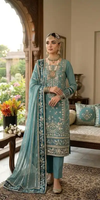 ZSR 3175 Blue Fox Georgette Salwar Suit with Embroidery Work & Sequins Work. Grab it for ₹2399. Delivery 4-6 Working Days. Shop now. | Jump Suits, Salwar suit, Designer Suits, Casual Suits, Creative suits, Palazzo Suits, Party Wear Suits, Patiala Suits, Straight Suits