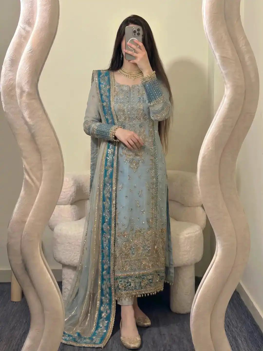ZSR 3175 Blue Fox Georgette Salwar Suit with Embroidery Work & Sequins Work. Grab it for ₹2399. Delivery 4-6 Working Days. Shop now. | Jump Suits, Salwar suit, Designer Suits, Casual Suits, Creative suits, Palazzo Suits, Party Wear Suits, Patiala Suits, Straight Suits