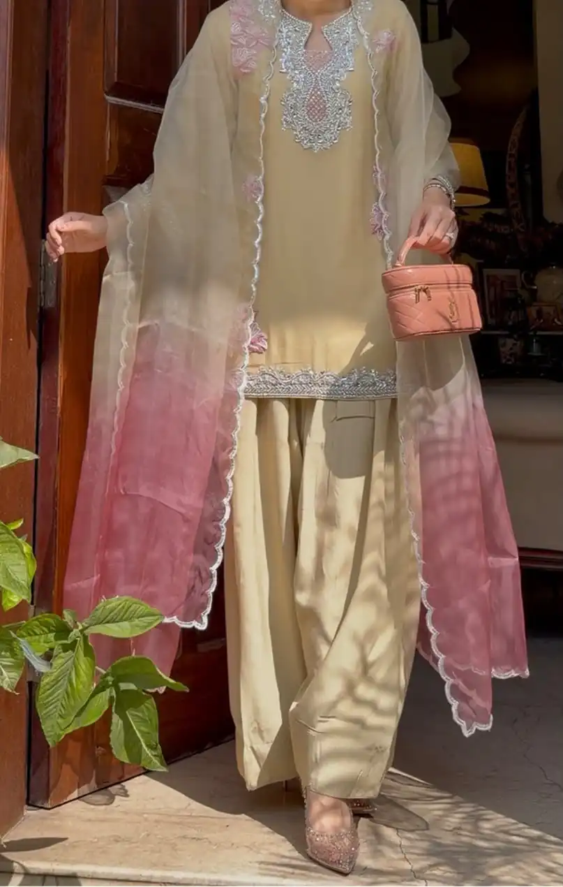KD 1626 Cream Rayon Butti Silk Salwar Suit with Embroidery Work. Special Price ₹2099. Delivery 4-6 Working Days. Shop now. | Jump Suits, Salwar suit, Designer Suits, Casual Suits, Creative suits, Palazzo Suits, Party Wear Suits, Patiala Suits, Straight Suits