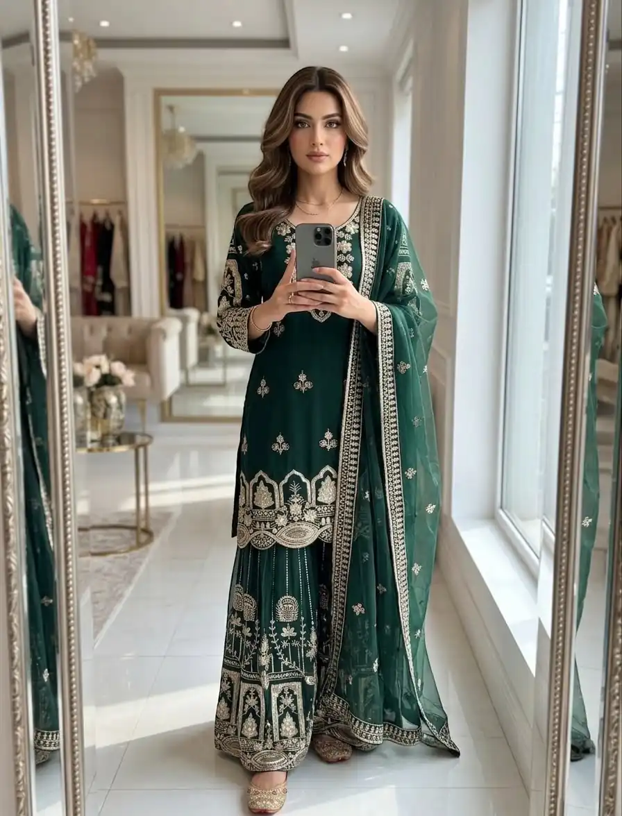 WW 1250 Cool Faux Georgette With 5 mm Sequence Work Salwar Suit Wedding, Party, Festive, Events Etc. Expected Delivery 4-6 Working Days @2399/- | Jump Suits, Salwar suit, Designer Suits, Casual Suits, Creative suits, Palazzo Suits, Party Wear Suits, Patiala Suits, Straight Suits