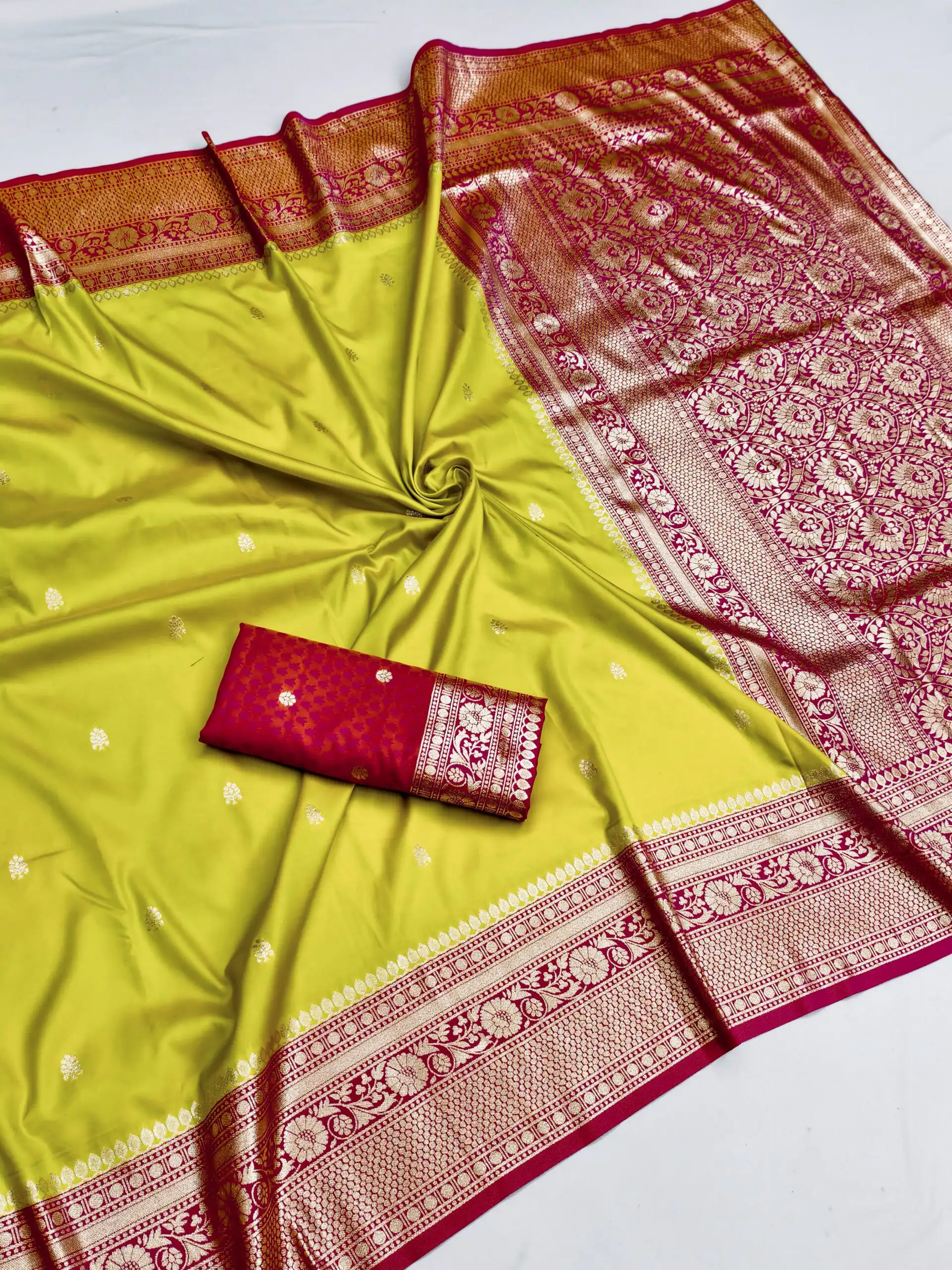 MB 6079 Parrot Green Soft Banarasi Silk Saree with Zari Work & Moti Work. Introductory Price ₹1949. Delivery 4-6 Working Days. Shop now. | Sarees, Bollywood Sarees, Creative Sarees, Designer Sarees, Embroidered Sarees, Ethnic Saree, Modern Digital sarees, Party Wear Sarees