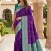 MB 6079 Purple Soft Banarasi Silk Saree with Zari Work & Moti Work. Introductory Price ₹1949. Delivery 4-6 Working Days. Shop now. | Sarees, Bollywood Sarees, Creative Sarees, Designer Sarees, Embroidered Sarees, Ethnic Saree, Modern Digital sarees, Party Wear Sarees