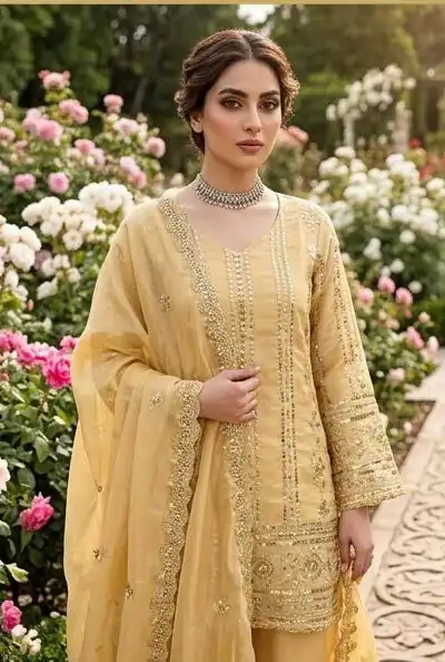 KD 1583 Golden | Golden Zimmy Silk Salwar Suit with Sequins Work. Special Price ₹1699. Delivery 4-6 Working Days. Shop now. | Jump Suits, Salwar suit, Designer Suits, Casual Suits, Creative suits, Palazzo Suits, Party Wear Suits, Patiala Suits, Straight Suits