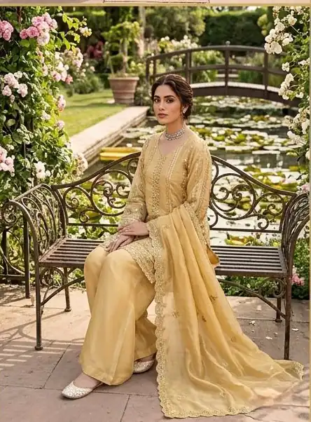 KD 1583 Golden | Golden Zimmy Silk Salwar Suit with Sequins Work. Special Price ₹1699. Delivery 4-6 Working Days. Shop now. | Jump Suits, Salwar suit, Designer Suits, Casual Suits, Creative suits, Palazzo Suits, Party Wear Suits, Patiala Suits, Straight Suits