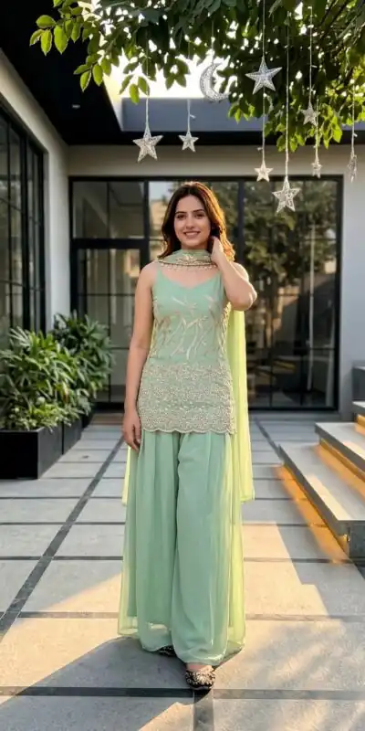 DB 44 Pista Faux Georgette Salwar Suit erfect for Wedding, Party, Mehendi, Pongal, Reception – . Available at ₹1899 only. Delivery 4-6 Working Days | Jump Suits, Salwar suit, Designer Suits, Casual Suits, Creative suits, Palazzo Suits, Party Wear Suits, Patiala Suits, Straight Suits