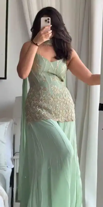 DB 44 Pista Faux Georgette Salwar Suit erfect for Wedding, Party, Mehendi, Pongal, Reception – . Available at ₹1899 only. Delivery 4-6 Working Days | Jump Suits, Salwar suit, Designer Suits, Casual Suits, Creative suits, Palazzo Suits, Party Wear Suits, Patiala Suits, Straight Suits