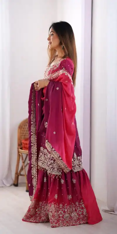 SP 01 Red Color Chinon Silk Designer Work Salwar Suit in Get it for ₹2499. Delivery 4-6 Working Days. Best Online Shop now. | Jump Suits, Salwar suit, Designer Suits, Casual Suits, Creative suits, Palazzo Suits, Party Wear Suits, Patiala Suits, Straight Suits
