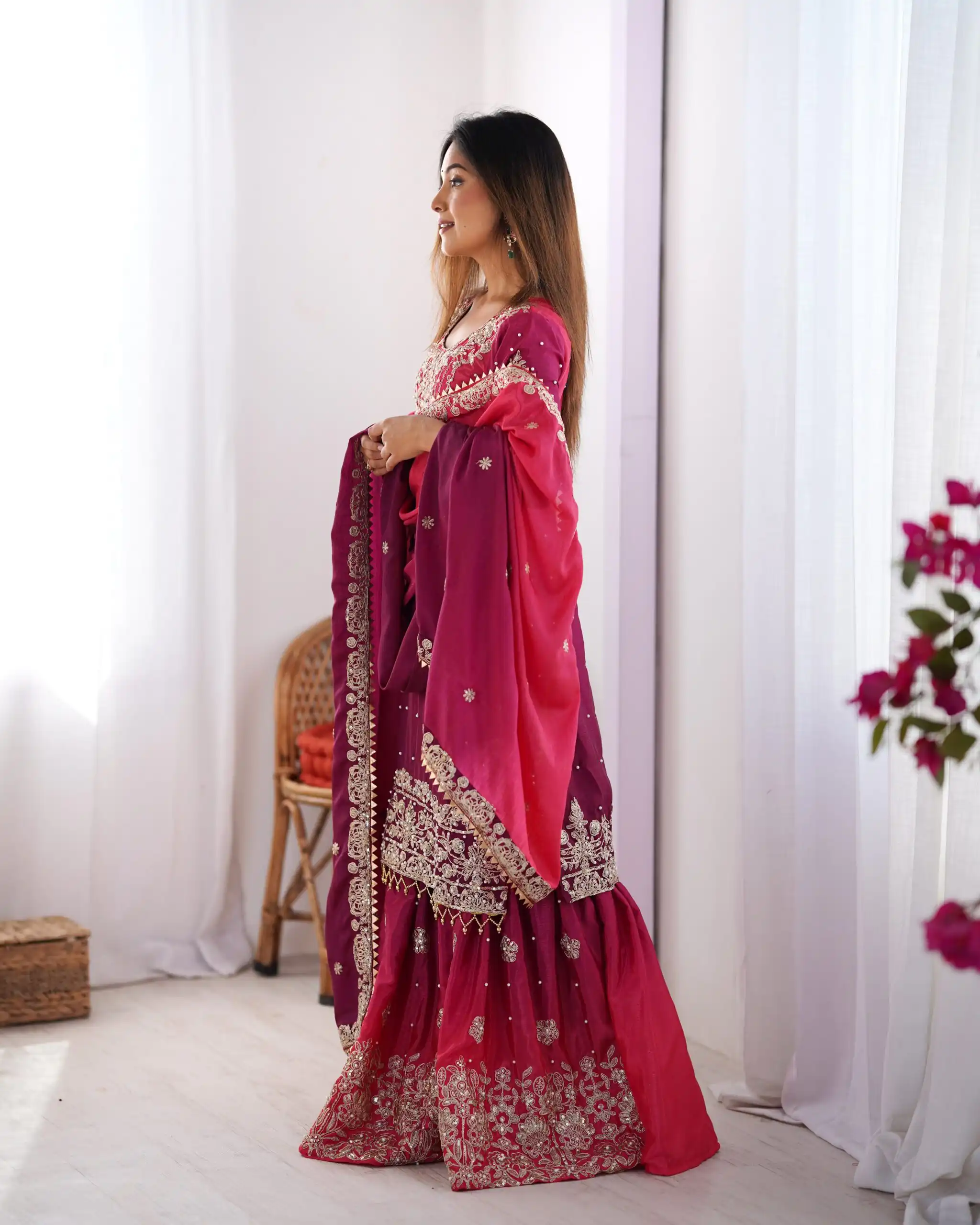 SP 01 Red Color Chinon Silk Designer Work Salwar Suit in Get it for ₹2499. Delivery 4-6 Working Days. Best Online Shop now. | Jump Suits, Salwar suit, Designer Suits, Casual Suits, Creative suits, Palazzo Suits, Party Wear Suits, Patiala Suits, Straight Suits